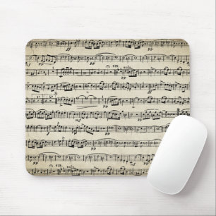 Mousepad Folha de Música no Vintage Paper