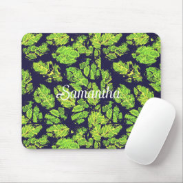 Mousepad Folha de Tinta Acrítica Verde