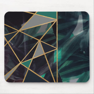 Mousepad Folha Dourado