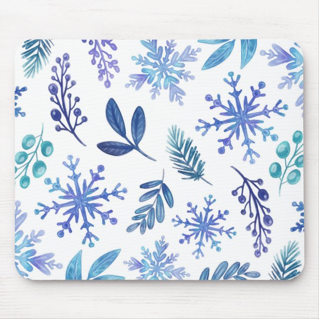 Mousepad Folhagem de inverno (Frente)