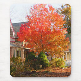 Mousepad Folhagem de outono em Oak Bluffs - Vineyard de Mar