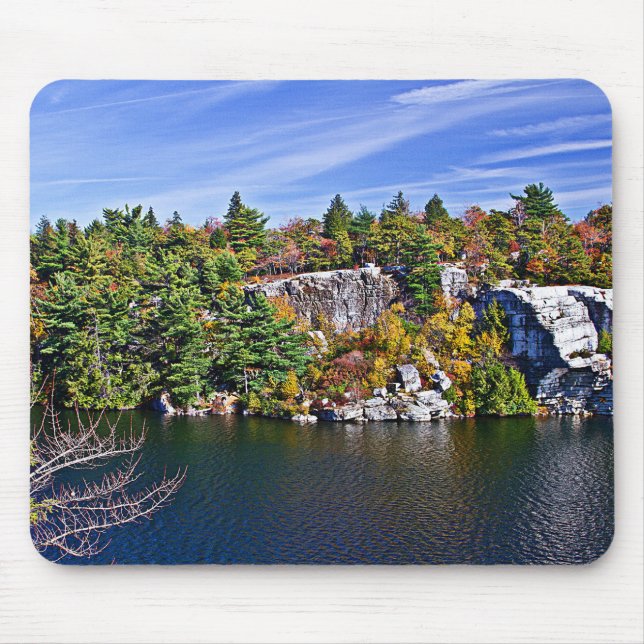 Mousepad Folhagem de outono em torno do lago Minnewaska (Frente)