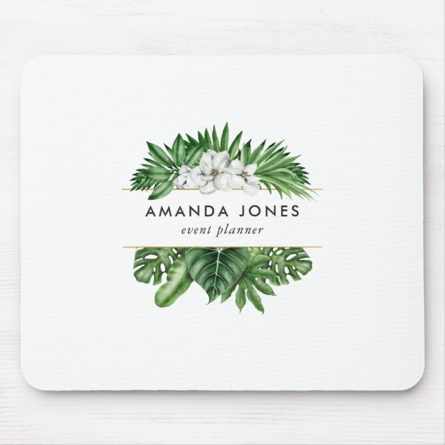 Mousepad Folhagem tropical (Frente)