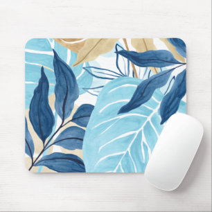 Mousepad Folhas da selva azul