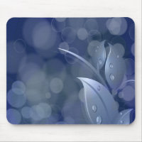 Folhas de Bokeh Azul