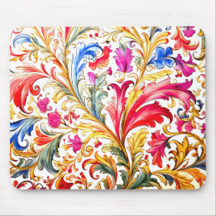 Mousepad Folhas de Design Florentine de rico