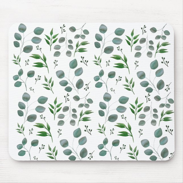Mousepad Folhas de eucalipto (Frente)