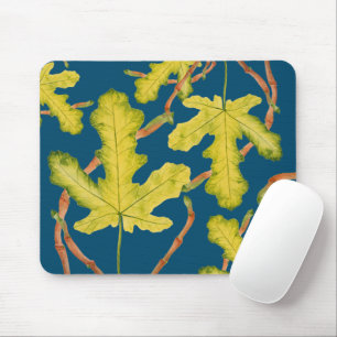 Mousepad Folhas de fig em um teclado de mouse