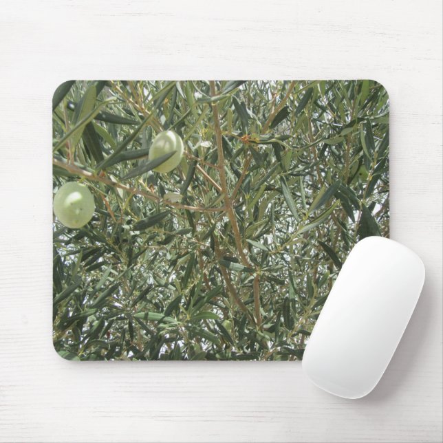 Mousepad Folhas de oliveira (Com mouse)