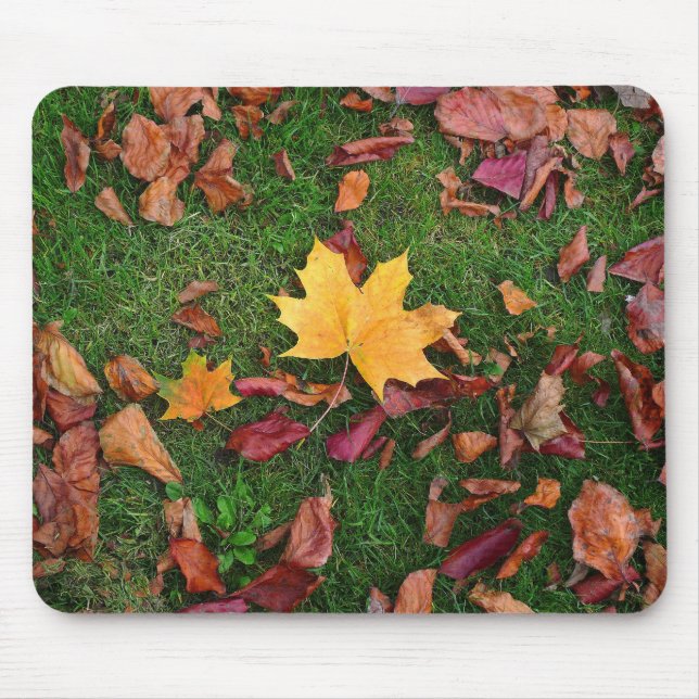Mousepad Folhas de outono (Frente)