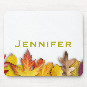 Mousepad Folhas de outono Personalizadas