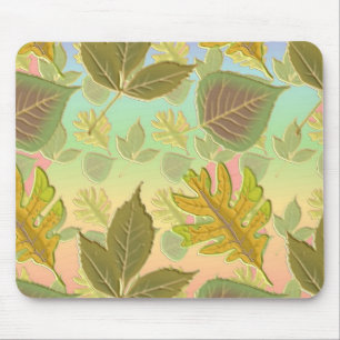 Mousepad Folhas do arco-íris