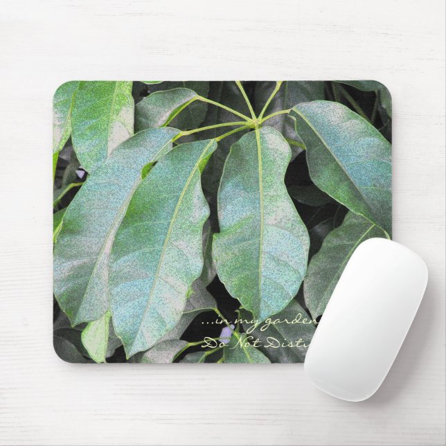 Mousepad Folhas do Jardim (Com mouse)