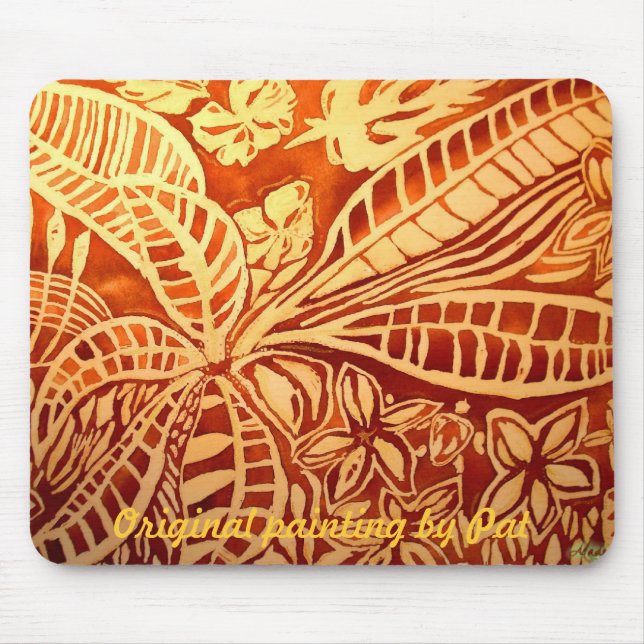 Mousepad Folhas do marrom de novembro (Frente)