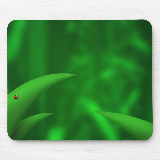 Mousepad Folhas do verde na selva (Frente)