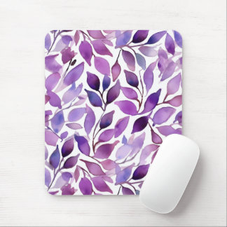 Mousepad Folhas Roxas