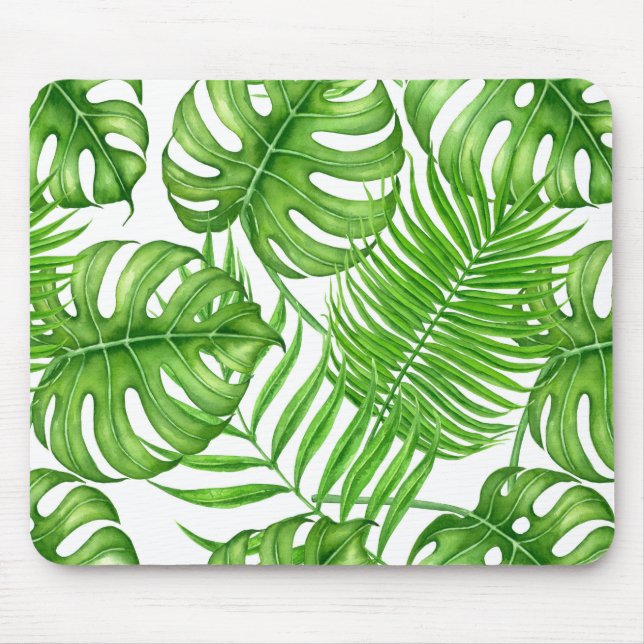 Mousepad Folhas tropicais (Frente)