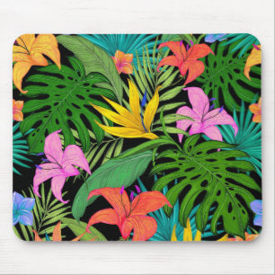 Mousepad Folhas Tropicais de Palma do Havaí