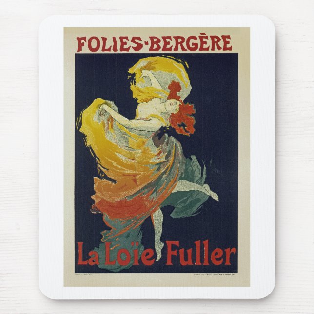 Mousepad Folies Berger ~ La Loie Fuller (Frente)