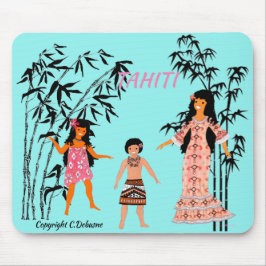 Mousepad Folklore de TAHITI, Polynésie française