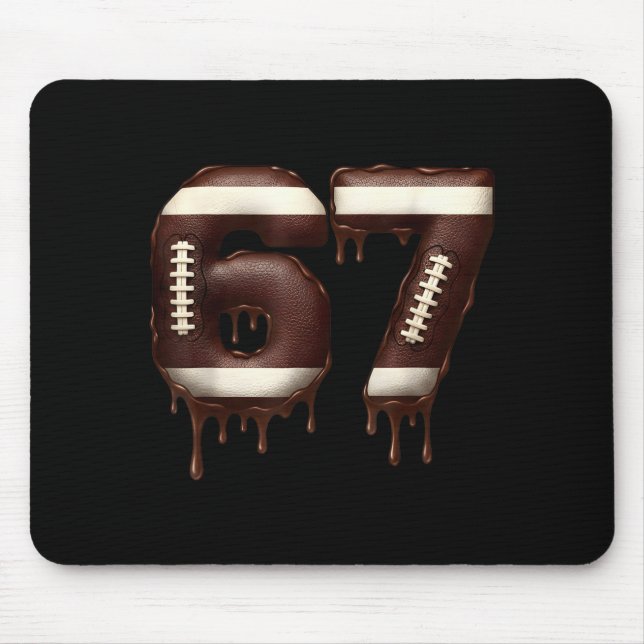 Mousepad Football 67 Funny Six Seven 6 7 Meme  (Frente)