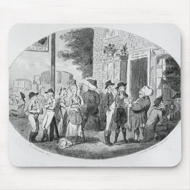 Mousepad Fora da taberna dos velhos chapéus (Frente)