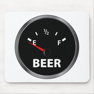 Mousepad Fora do calibre de combustível da cerveja