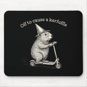 Mousepad Fora Para Causar Uma Confusão Divertida Moto Marmo
