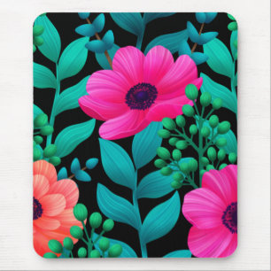 Mousepad Foral E Sem Glamor Padrão Natural Primavera
