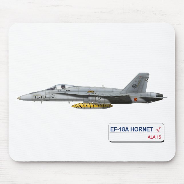 MOUSEPAD FORÇA AÉREA DO ESPANHOL DO ZANGÃO DE EF-18A (Frente)