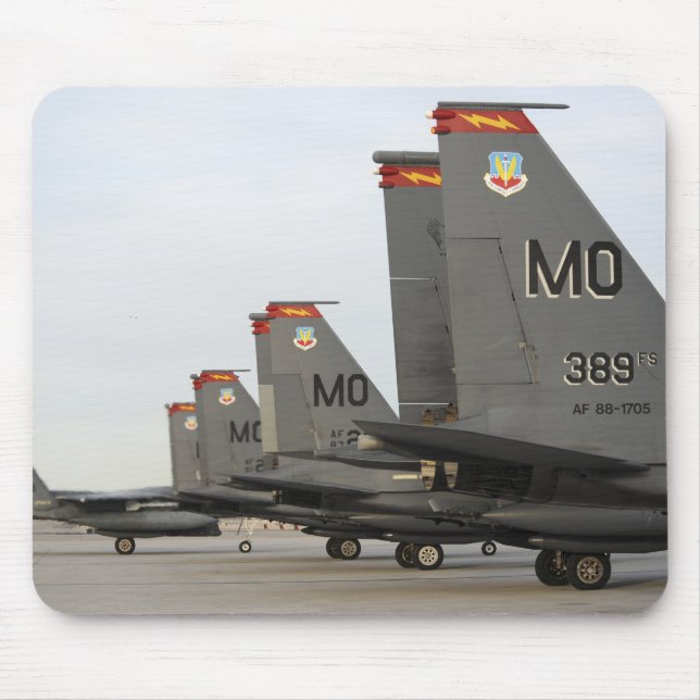 Mousepad Força Aérea dos EUA F-15E Strike Eagles (Frente)
