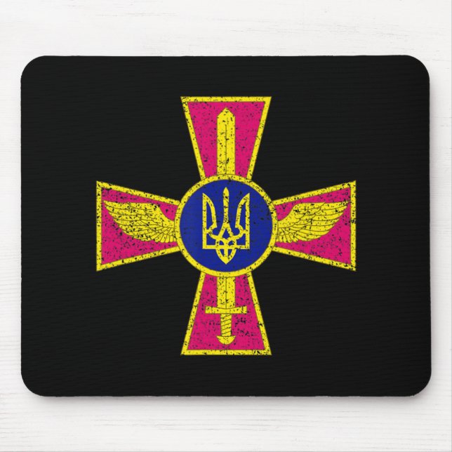 MOUSEPAD FORÇA AÉREA UCRANIANA EMBLEMA FORÇAS ARMADAS UCRÂN (Frente)