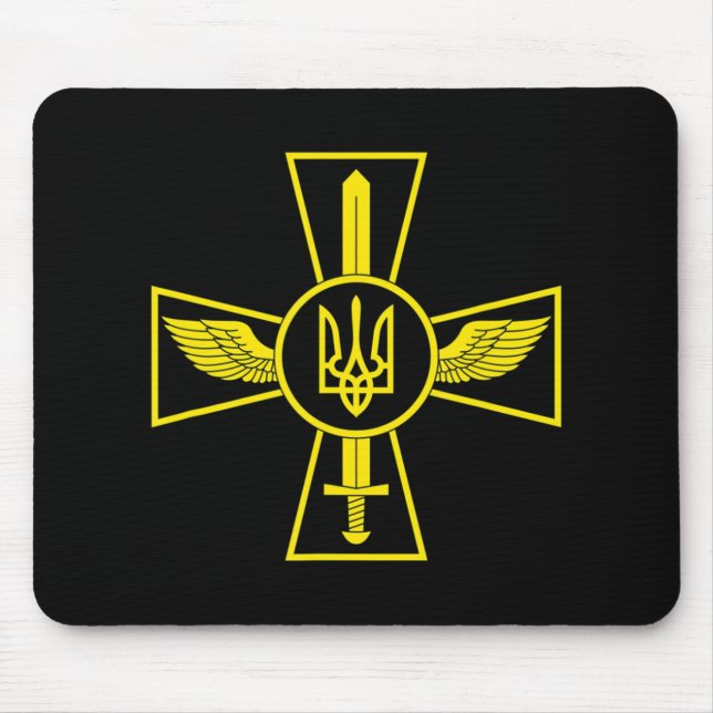 MOUSEPAD FORÇA AÉREA UCRANIANA EMBLEMA FORÇAS ARMADAS UCRÂN (Frente)