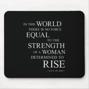 Mousepad Força de citações inspiradores inspiradas da