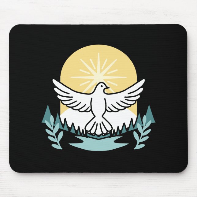 Mousepad Força Espiritual em Deus - Assustador do Cristão (Frente)
