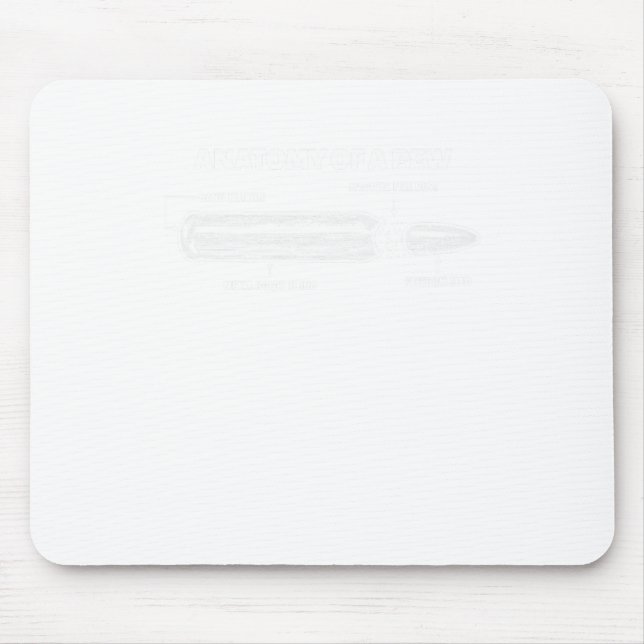 Mousepad Forças Armadas Entusiasta do Atirador da Arma Rifl (Frente)