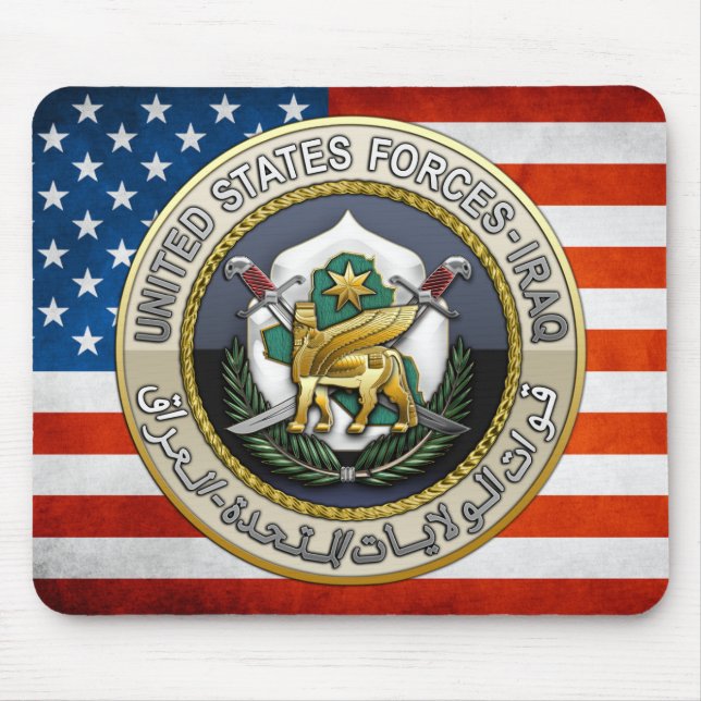 Mousepad Forças dos Estados Unidos - Iraque (Frente)