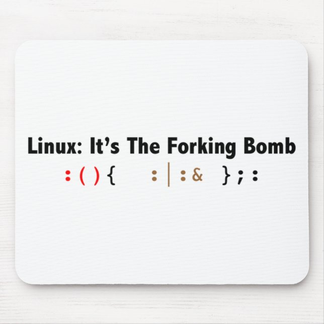 Mousepad fork_bomb_black.png (Frente)
