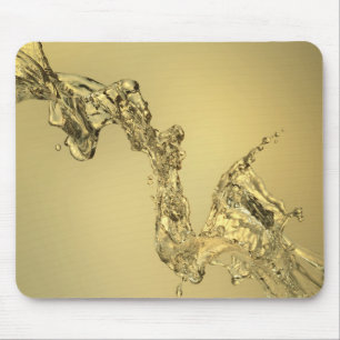 Mousepad Forma abstrata formada espirrando a água