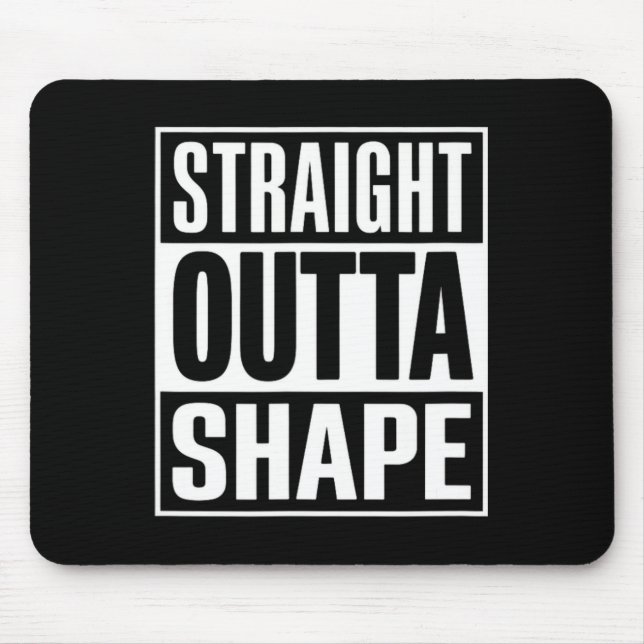 Mousepad Forma de Saída de hetero - Fortalecimento Engraçad (Frente)