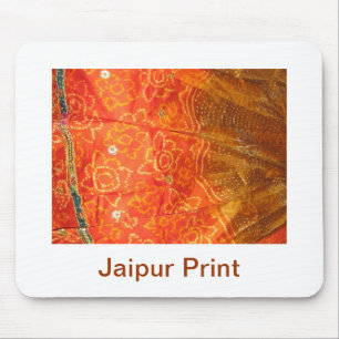 Mousepad Forma do vintage: Ouro do impressão de Jaipur com