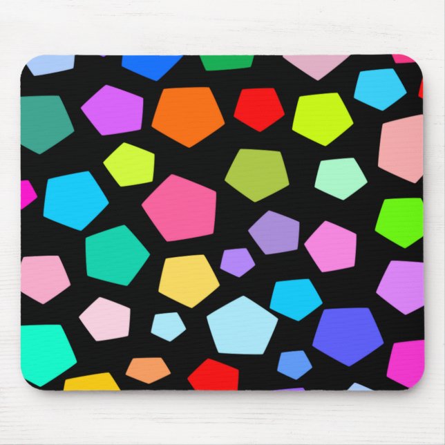 MOUSEPAD FORMA GEOMÉTRICA COLORIDA (Frente)
