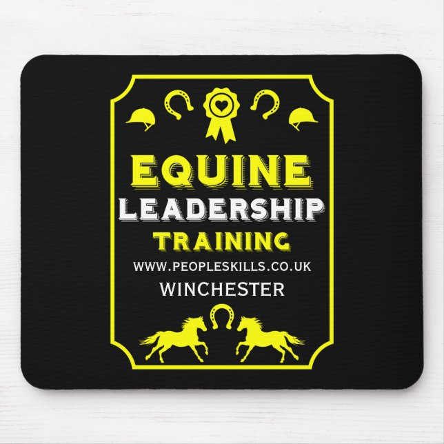 Mousepad Formação de liderança em equinos (Frente)