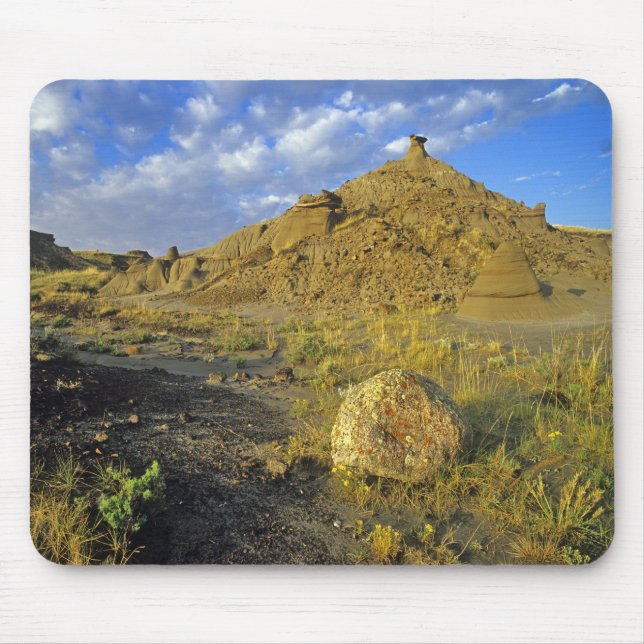 Mousepad Formações de Badlands no Parque Provincial dos Din (Frente)