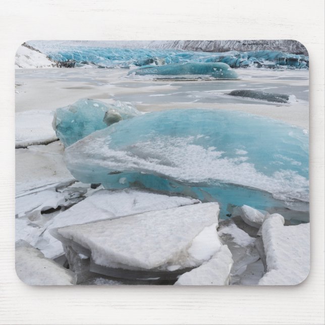 Mousepad Formações Glaciais de Gelo no Inverno (Frente)