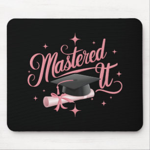 Mousepad Formado Mestrado Graduado MBA Graduação