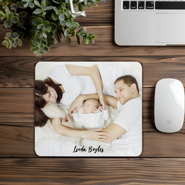 Mousepad Formal Photo Personalized Simple (Criador carregado)