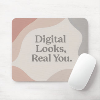 Mousepad Formas Abstratas Pastel Estéticas Olhar Digital