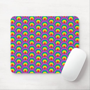Mousepad formas Abstrato coloridas