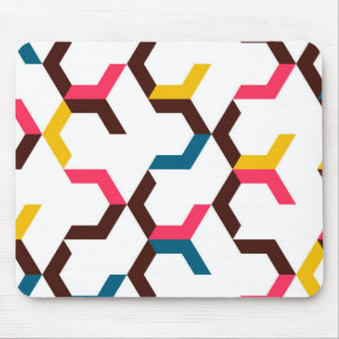 Mousepad Formas de setas coloridas, modernas, legal e em ga